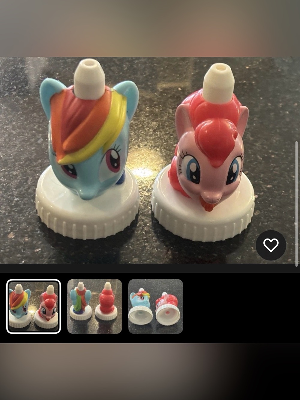 Pinky Pie & Rainbow Dash My Little Pony Good 2 Grow Juice Topper